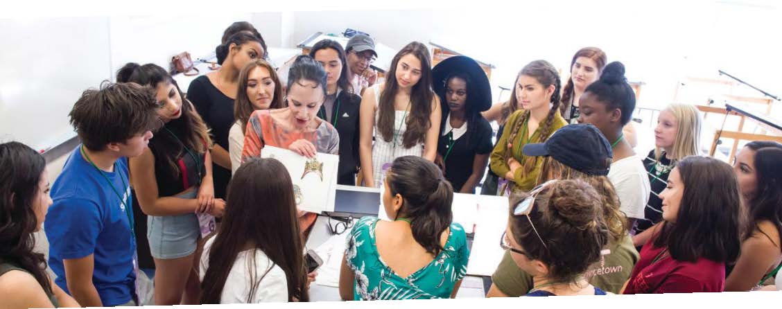 students in class with teacher