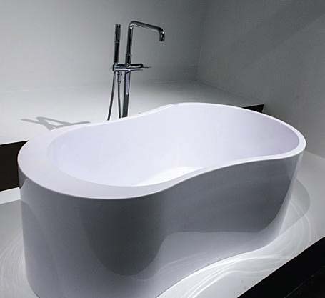 modern bathtub