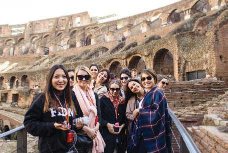 visiting old colosseum