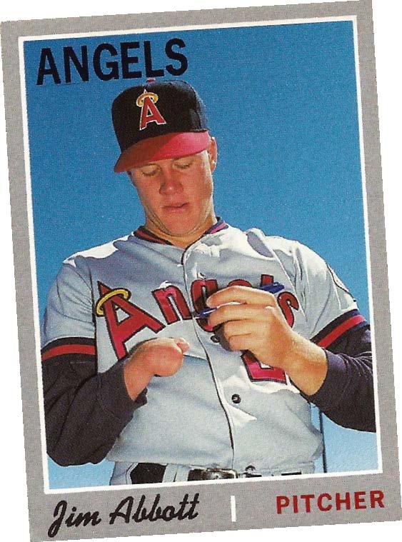 Jim Abbot baseball card