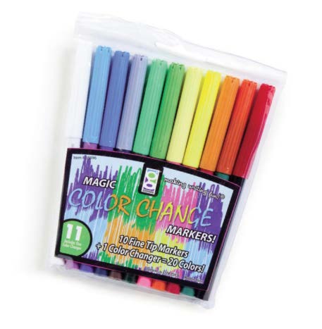 Color changing markers