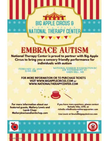 event poster Embrace Autism
