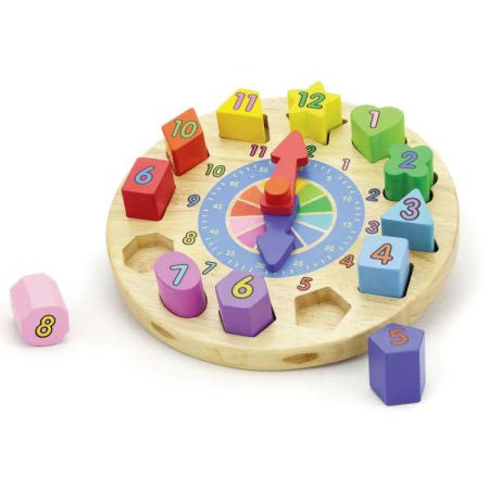 Shape sorting clock