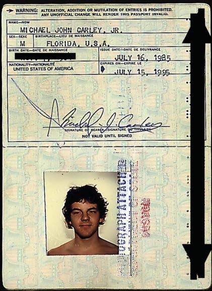 Passport page