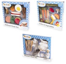 PLUSH PRETEND FOOD SETS